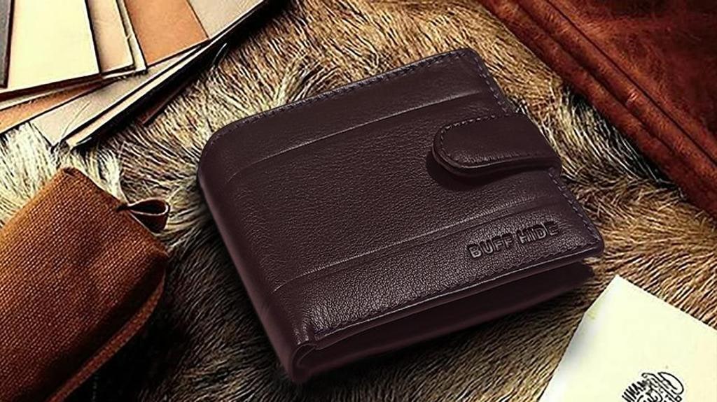 Brown Genuine Leather RFID Wallet Gift Hamper