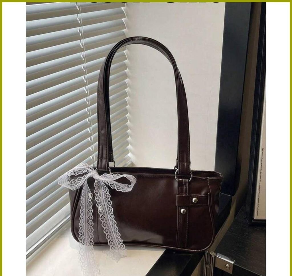 Compact PU Handbag, 11 x 7 in