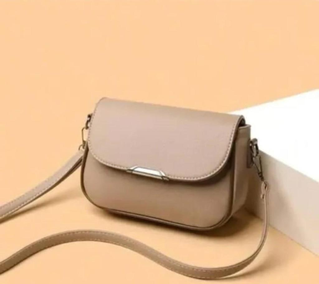 Compact PU Sling Bag, 8 x 9 in