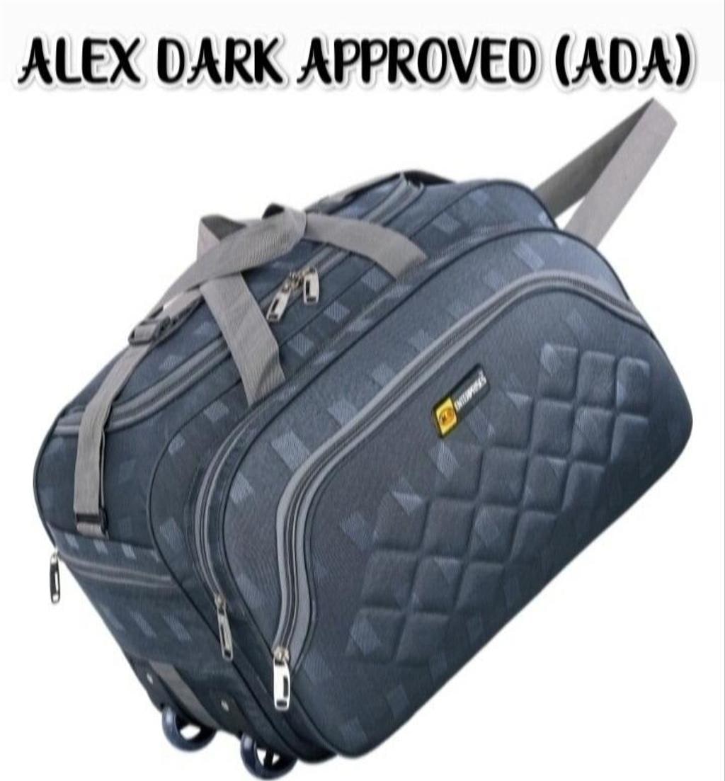 Expandable Polyester Wheeled Duffel Bag 45 L