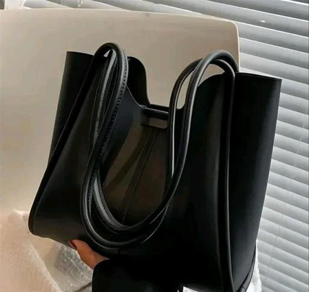 Glossy Shimmer Oversized Tote Bag