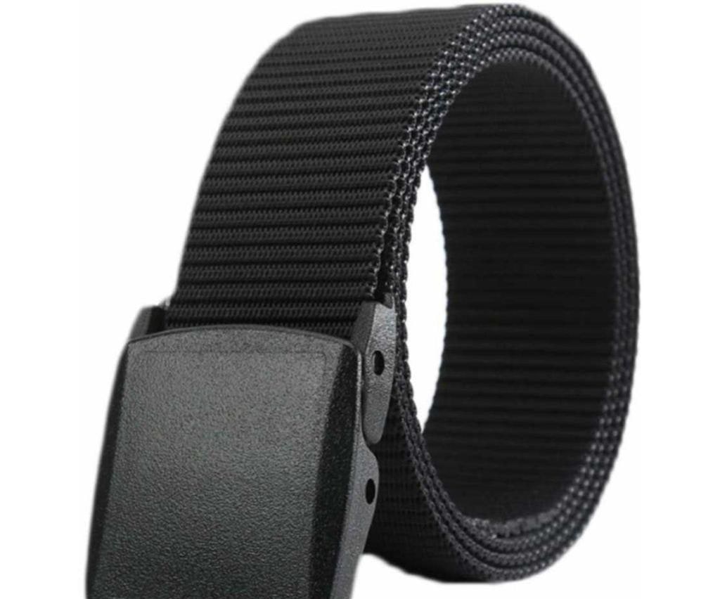 Nylon Strap Belts with Plastic Buckle, Pack of 2