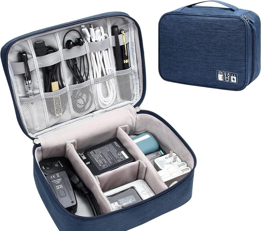 Printed Gadget and Cable Organiser Pouch