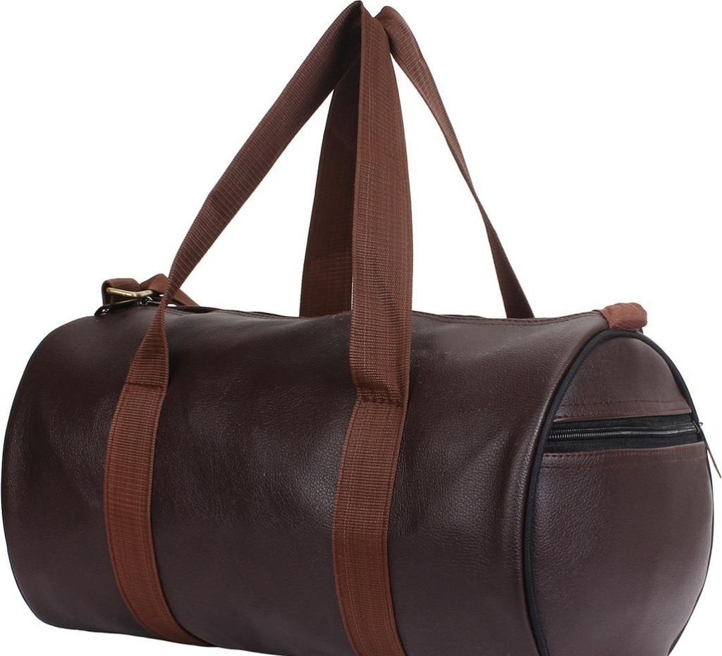 PU Gym Duffle Bag with Side Pocket