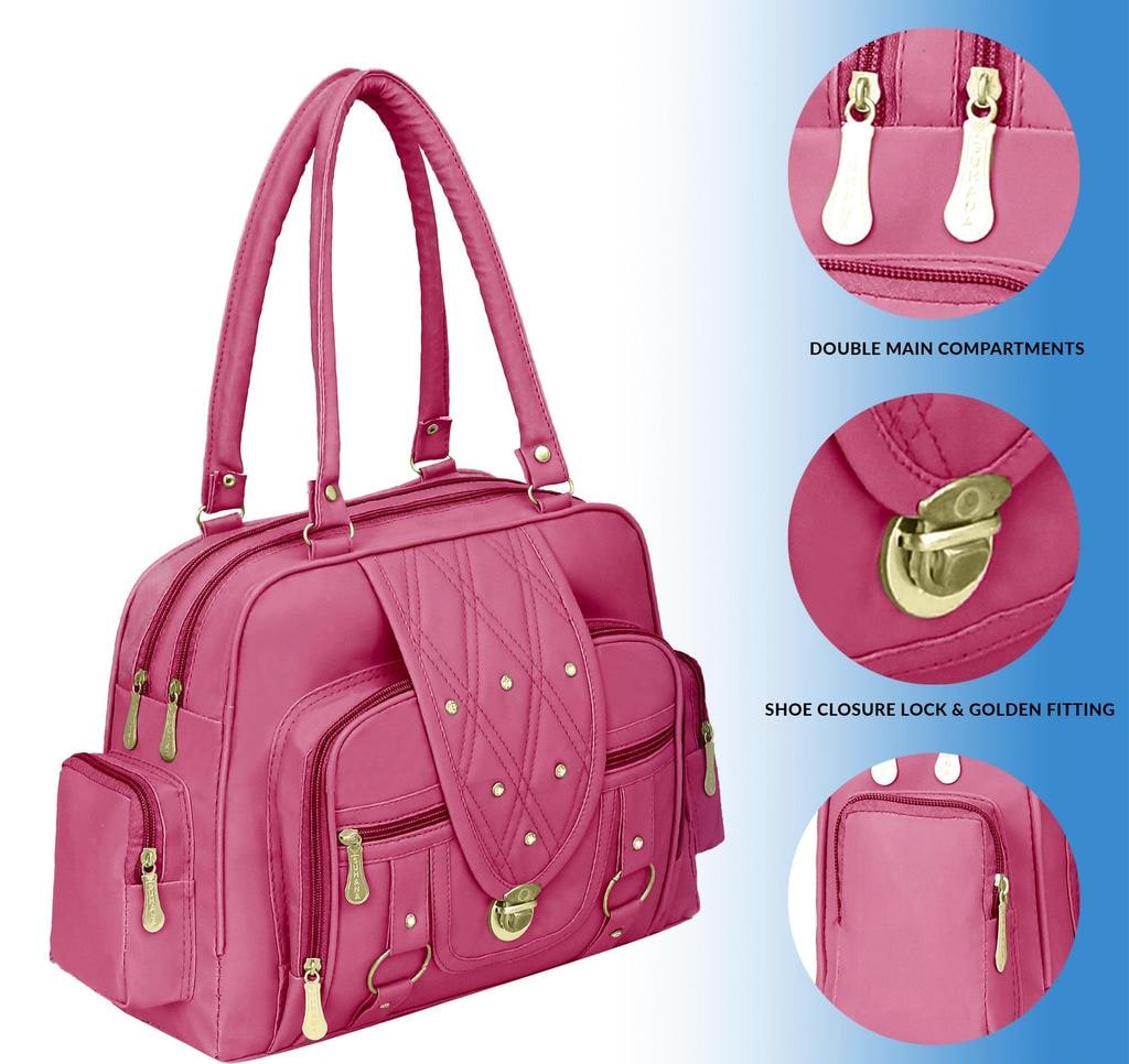 PU Shoulder Handbag for Daily Use