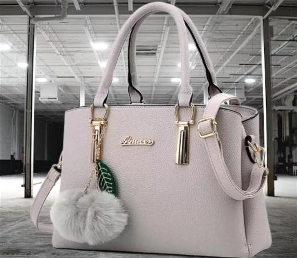 Self-Design PU Handbag, 10 x 12 in