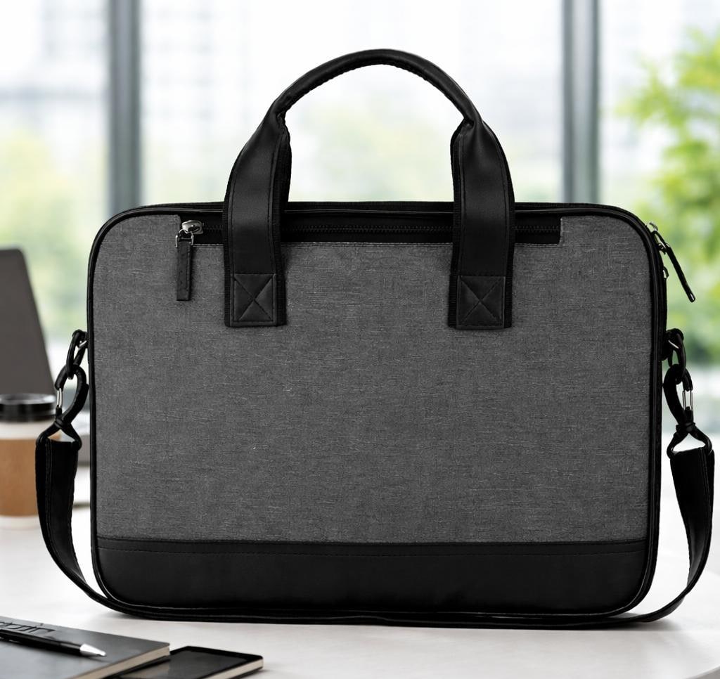 Slim Laptop Sleeve Bag with Handle and Shoulder Strap