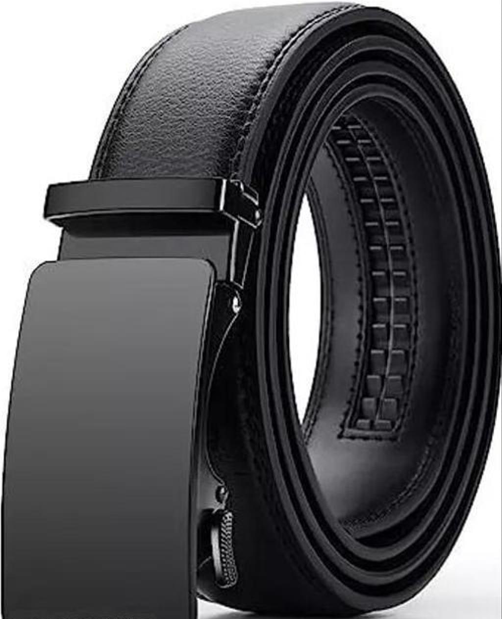 Solid PU Leather Belt