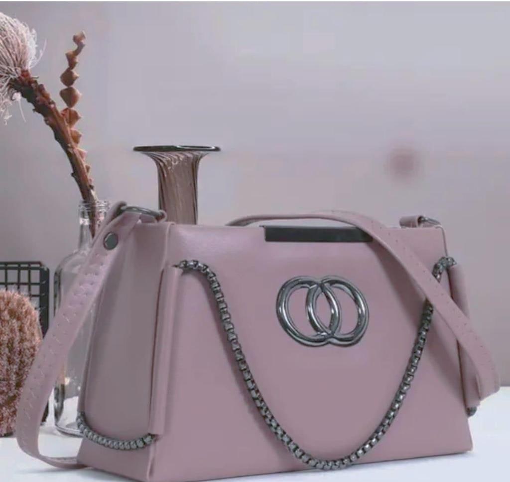 Solid PU Sling Handbag, 10 x 6 in
