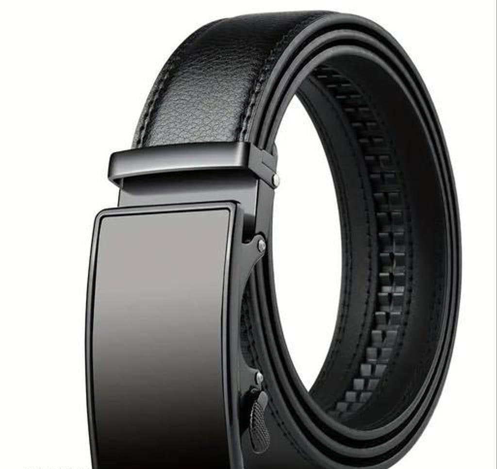 Solid Synthetic Belt for Men (30 in)