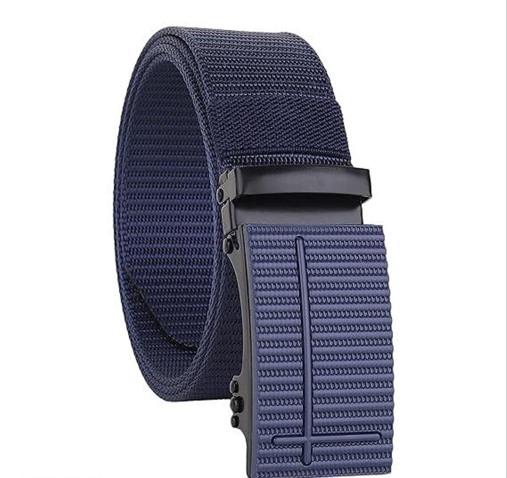 Textured Faux Leather Casual Belt