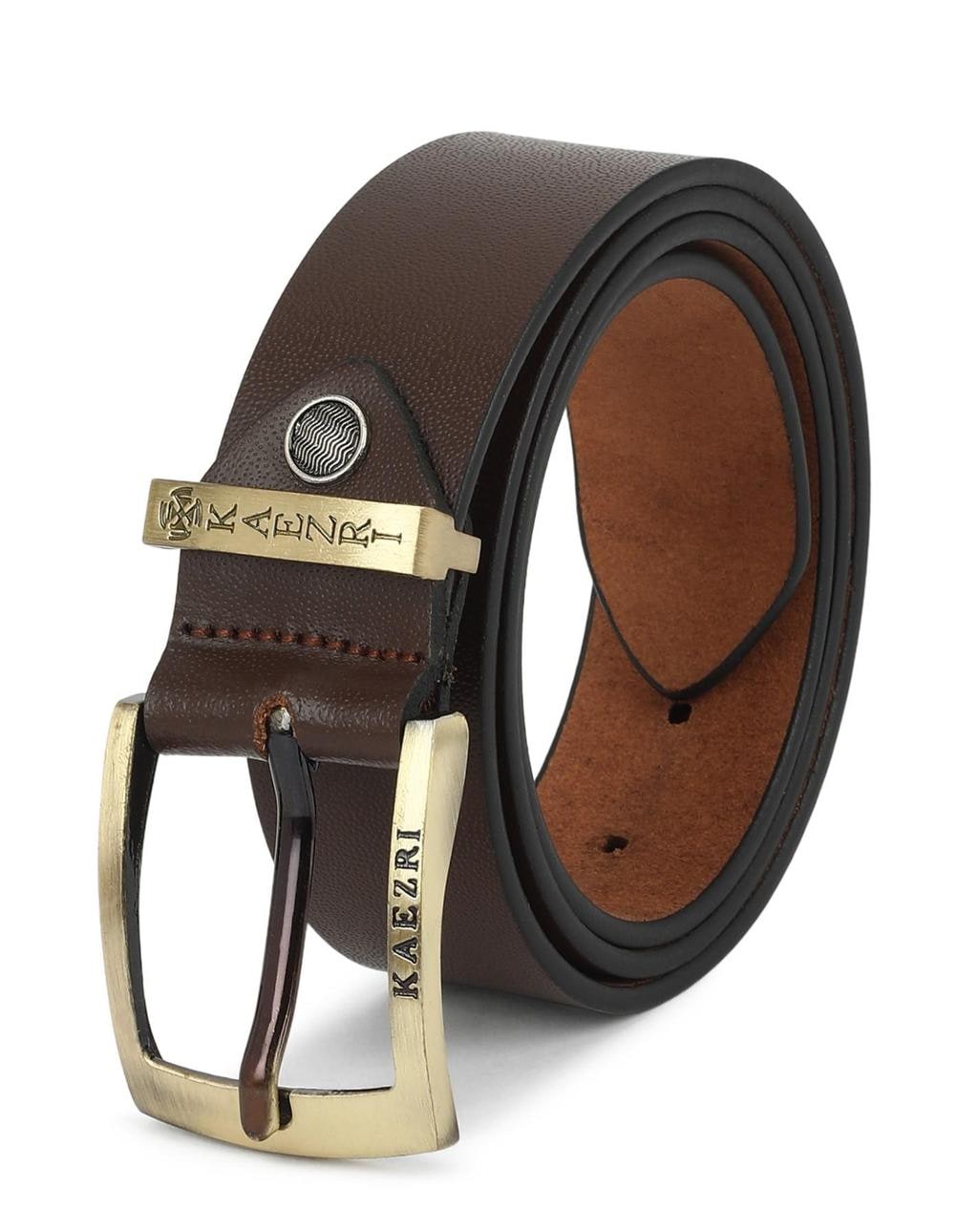 Textured Genuine Leather Belt