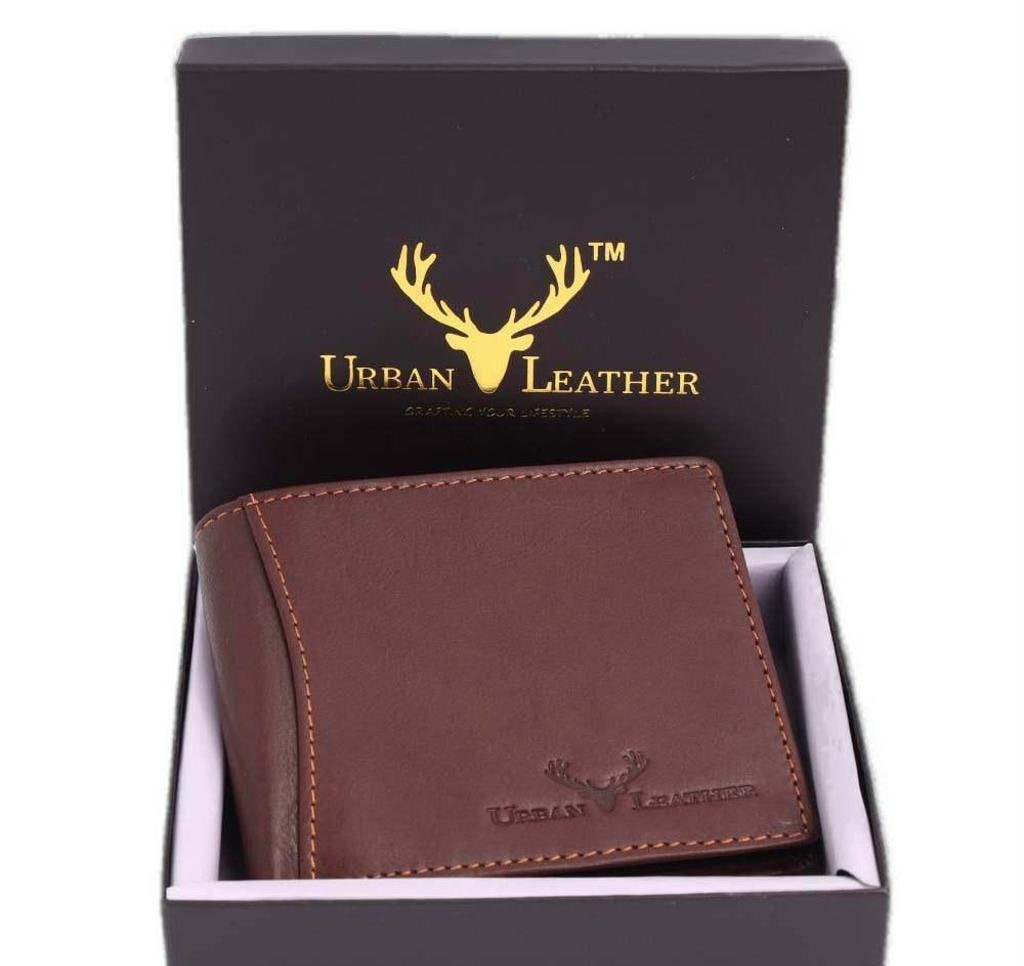 Top-Grain Leather RFID Wallet with Gift Box