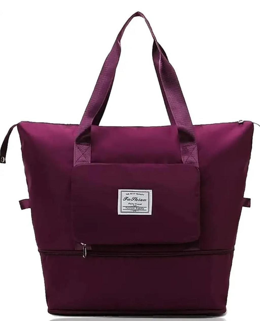 Wine Foldable Expandable Travel Tote
