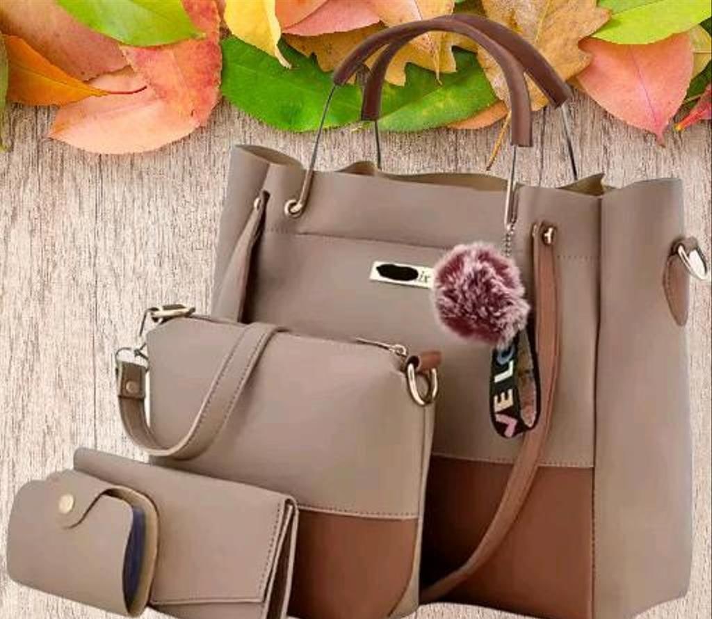 Women's Handbag Combo With Clutch and Sling, Pack of 4